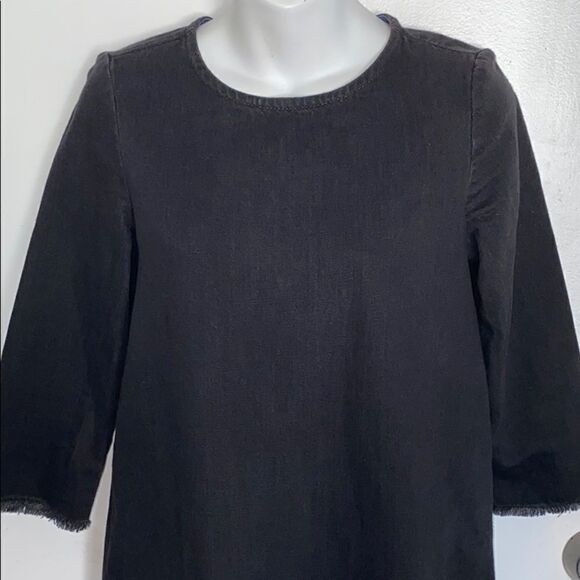 ZARA TRAFALUC Denim Shift Dress-XS - Picture 4 of 9